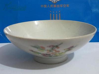 图片 清嘉庆道光【粉彩花卉果盘】当时大户人家用来盛瓜果或者佛前盛供奉物品的器物 胎釉俱佳 美品佳器#552 - 瓷器拍卖-孔夫子拍卖网